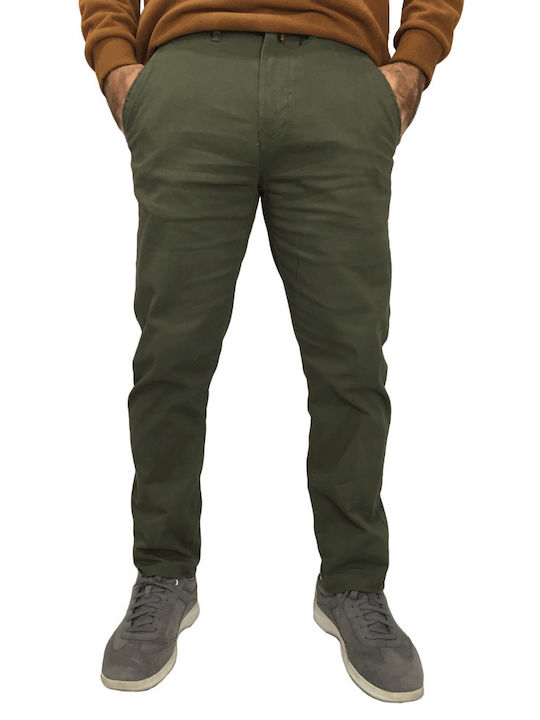 Trousers Chino in Slim Fit Khaki