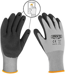 Ingco Gloves for Work Gray Nitrile 1pcs