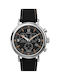 Timex Waterbury Watch Chronograph Battery with Black Fabric Strap