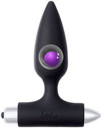 Lola Games Anal Plug with Vibration Black 15cm