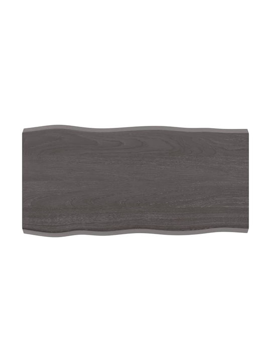 vidaXL Rectangular Table Surface made of Solid Wood in Brown Color 80x40x4cm 364005 1pcs