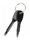 Set Keychain Wallets Metallic Black 2pcs