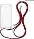 Sonique Back Cover Silicone with Strap Transpar...