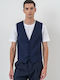 Fragosto Men's Vest Blue