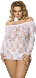 Angels Never Sin Cobayo Set Sexy Babydoll Weiß