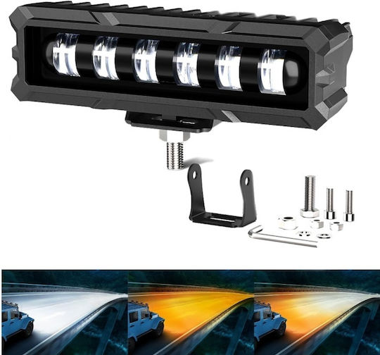7D Rectangleς Headlights Car LED Audi 80 Mazda 6 Mercedes-Benz 180 10 - 30V 40W 15.5cm with White Lighting 1pcs