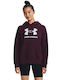 Under Armour UA Rival Women's Fleece Sweatshirt Burgundy