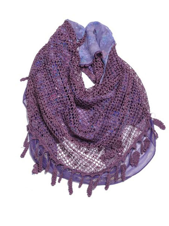 Biston Damen Schal Lila