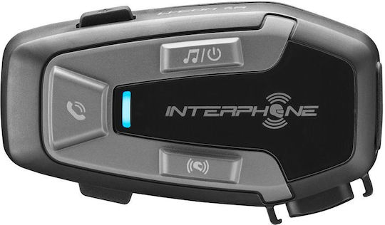 Interphone U-COM 6R Μονή Ενδοεπικοινωνία για Κράνος Μηχανής με Bluetooth