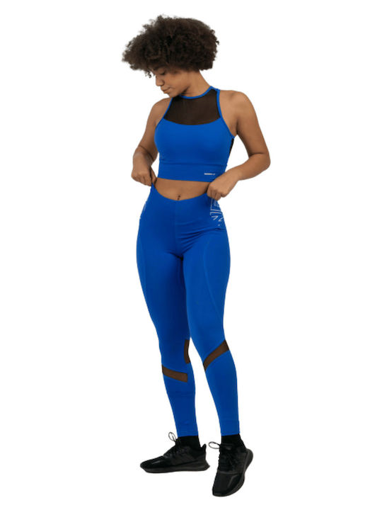 Nebbia Frauen Lang Leggings Blau