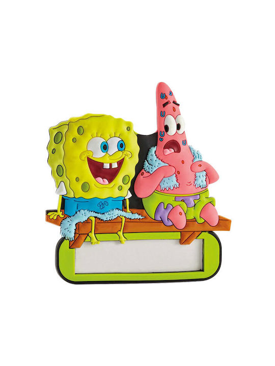 Etichetă Decorativă de Ușă pentru Copii Spongebob & Patrick