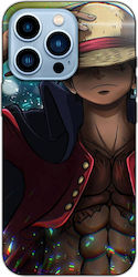 Apple iPhone 13 Pro - Σχέδιο One Piece Luffy (Μαύρη Σιλικόνη)