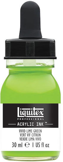 Liquitex Acrylic Ink Течна боя за ръчна изработка Зелен 740 Жив зелен лайм 30мл