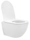 ECD Germany Wandhängende Toilette Weiße