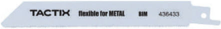 Tactix Jig Saw Blade for Metal 150mm 2pcs 436433