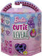 Mattel Plüsch Disney Cutie Reveal - Purple Heart Purse & Accessories Purple 13 cm für 3+ Jahre