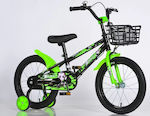 Fun Baby 12" Bicicletă pentru copii Bicicletă BMX Negru-verde
