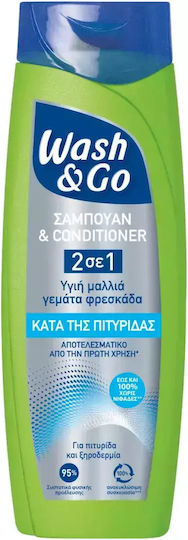 Wash & Go 2in1 Shampoo Against Dandruff and Dry Scalp for Dry Hair 360ml