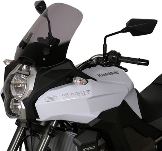 MRA Motorcycle Windshield & Windscreen Tinted Visor for Kawasaki Versys 1000