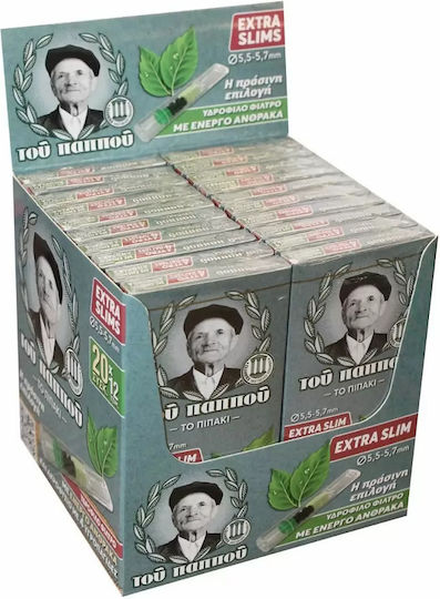 Tou Pappou Тютюневи тръби Extra Slim 20бр