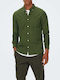 Long-sleeved Cotton Shirt FOREST NIGHT