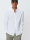 Les Deux Men's Shirt Long Sleeve White