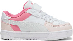 Puma Kids Sneakers for Girls with Laces & Strap Pink
