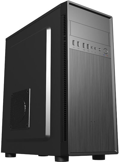 Gembird Fornax 160 Middle Tower Carcasă PC Neagră