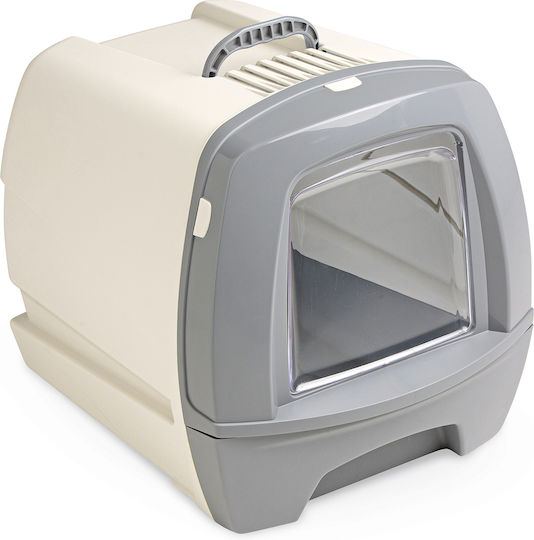 MPS Toaletă Pisică Închisă Gri L50 x W40 x H42cm