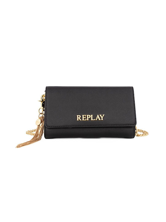 Replay Geantă de damă Crossbody Neagră