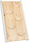 Meow Baby Playground Accessories Slide-climbing Wall 2 In 1 made of Wood White