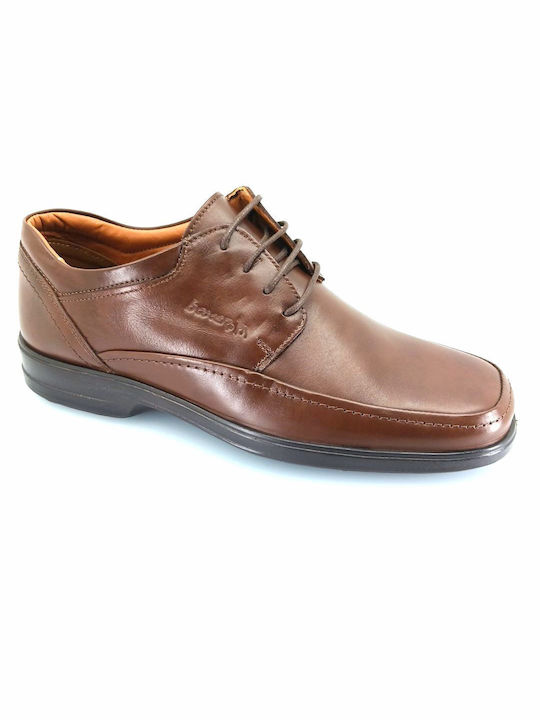 Boxer Men's Leather Casual Shoes Brown