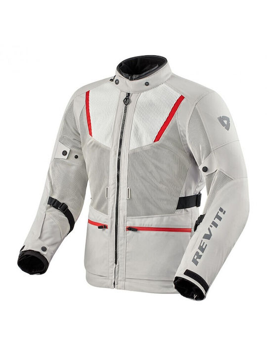 Rev'IT Winter Men's Riding Jacket Waterproof Silver