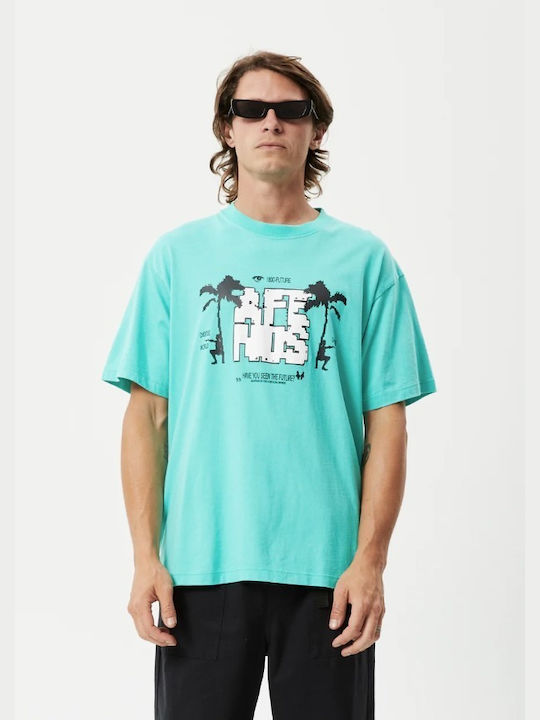 Afends Men's Short Sleeve T-shirt Turquoise