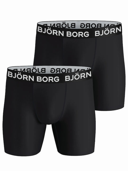 Björn Borg Ανδρικά Μποξεράκια Μαύρα 2Pack