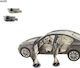 Proiectoare Ușă Mașină cu Logo Audi