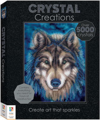 Crystal Creations : Winter Wolf Платно Diamond Painting Комплект