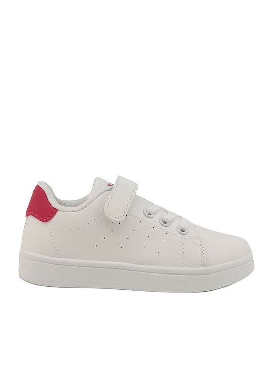 Shone Kids Sneakers with Scratch White