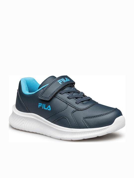 Brett 4 Παιδικά Sneakers με Σκρατς Navy Μπλε