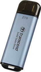 Transcend ESD300C 2TB USB 3.2 SSD USB-C Blue