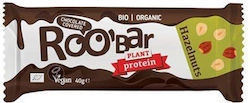 RooBar Plant Protein Протеинова Бар с Вкус Лешник 40гр RooBar Plant Protein Протеинова Бар с Вкус Лешник 40гр