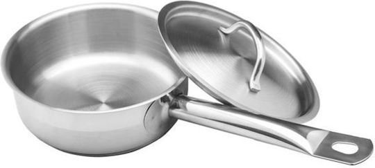 Ready Inoxidabil Tigaie pentru sosuri Cu Capacitatea 4lt cu Diametru 20cm și Înălțime 12.5cm.