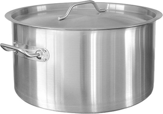 Ready Stainless Steel Pressure Cooker Capacity 83lt with Diameter 55cm and Height 35cm.