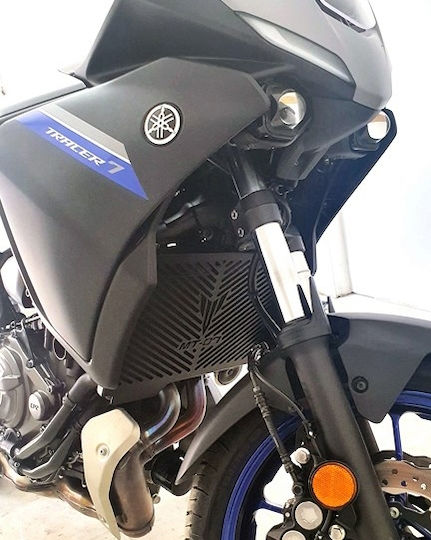 Moto Discovery Προστατευτικό Ψυγείου Μοτοσυκλέτας Yamaha Tracer 7 GT Μαύρο