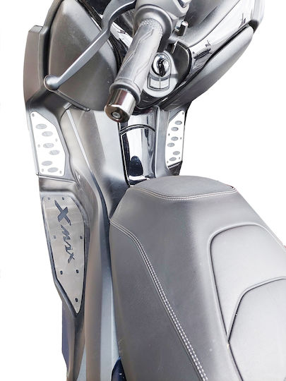 Moto Discovery Motorcycle Footpeg Protectors Yamaha X-MAX 300 Silver