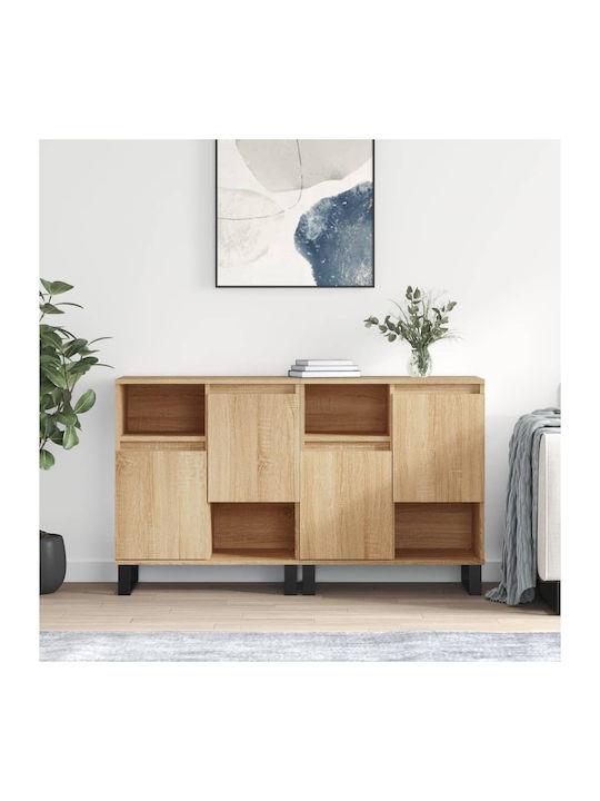 Sideboard Wooden Sonoma Oak 120x35x70cm