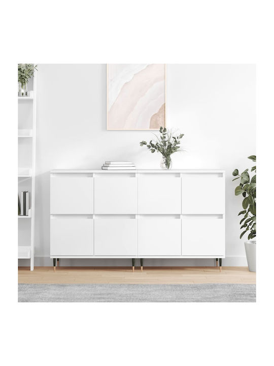 Wooden Buffet White L120xW35xH70cm