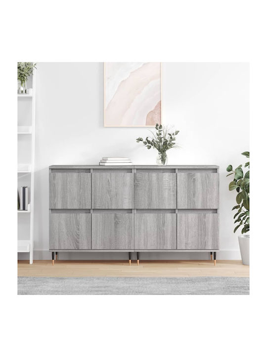 Wooden Buffet Gray Sonoma L120xW35xH70cm