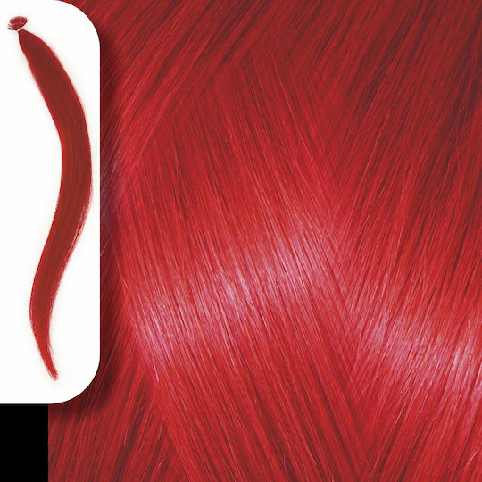 Yanni Extensions Extensie Keratin cu Păr Natural în Roșu Culoare 50cm
