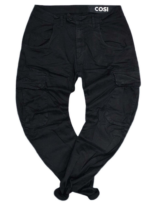 Cosi Jeans Ανδρικό Παντελόνι Cargo Μαύρο